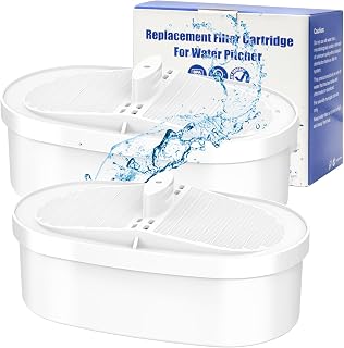 2 Pcs Replacement Water Filter for Waterdrop WD-PF-01A Plus, NSF Certified, Water Filter Cartridges Compatible with All Waterdrop Pitcher Filtration System, Reducing Chlorine, Impurities and Metals