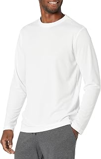 Amazon Essentials Men's Long-Sleeved T-Shirt Sports Technique