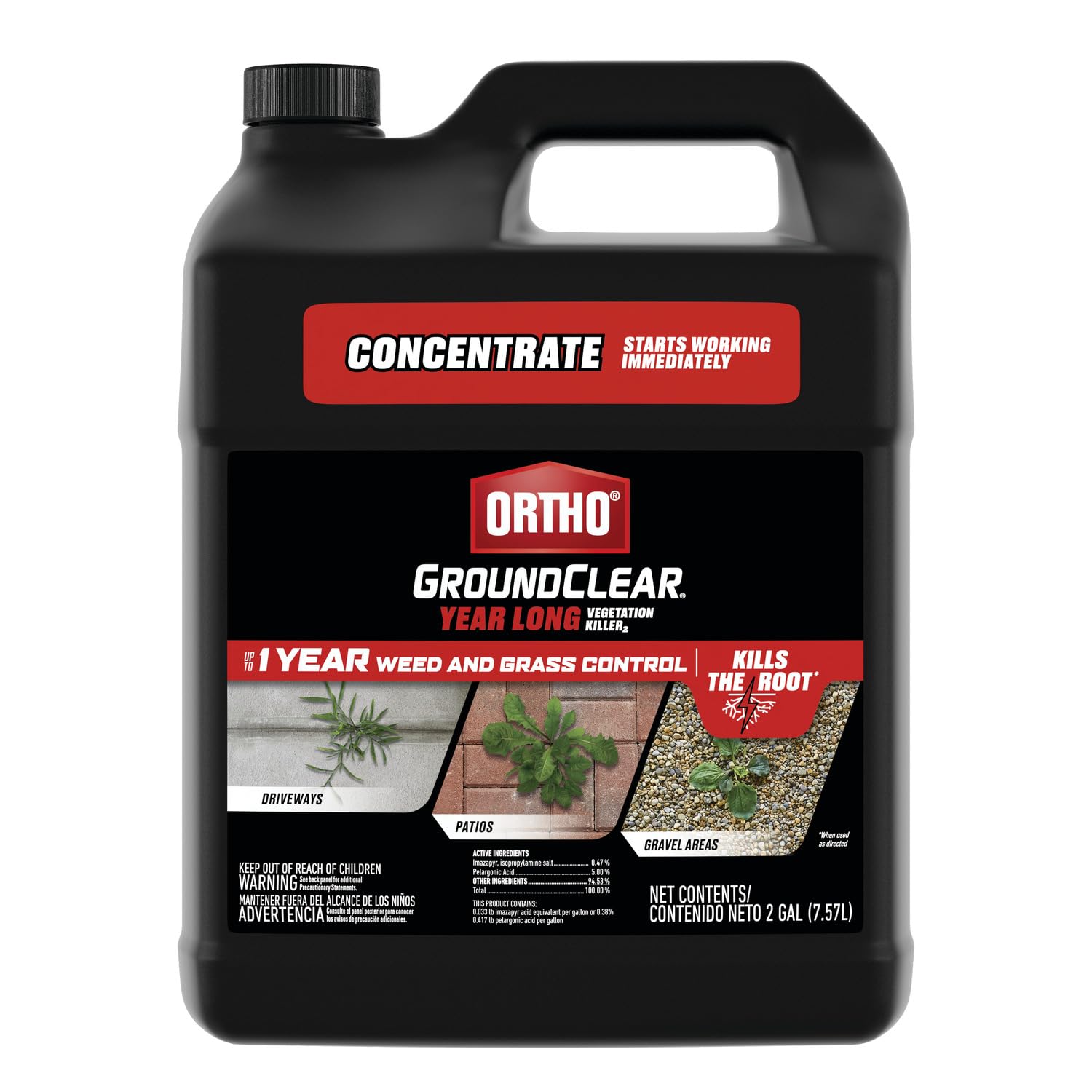 Ortho GroundClear Year Long Vegetation Killer2 Concentrate, 2 gal. | Weed Killer