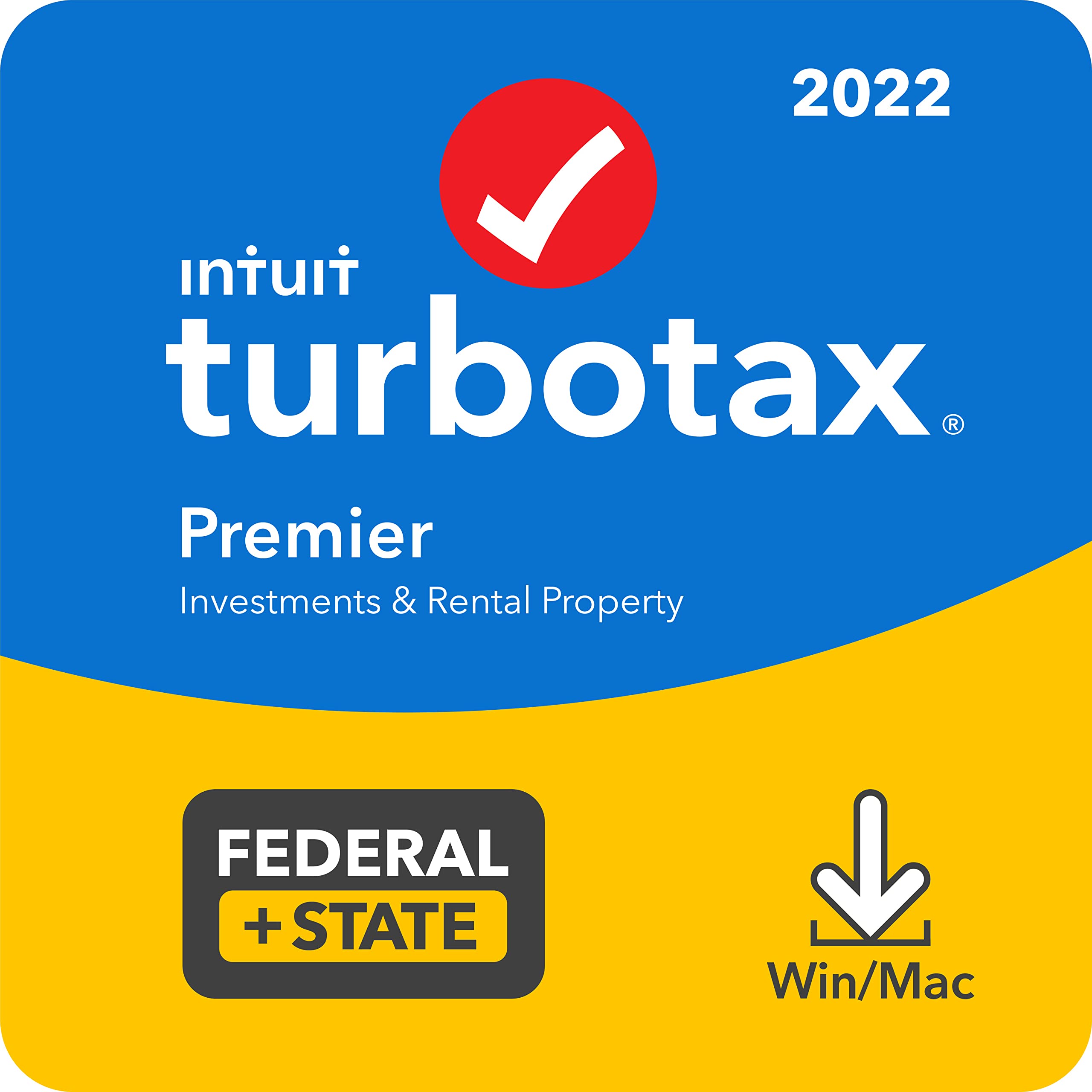 [Old Version] TurboTax Premier 2022 Tax Software, Federal and State Tax Return, 