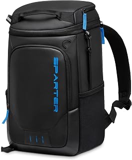 SPARTER Backpack Cooler Insulated 33/49 Can Leakproof Waterproof Bag Beach | 20H Dual Compartment Multi Pockets Bottle Opener Padded Strap Portable Lunch Soft Ice Chest Collapsible Travel Picnic Camping