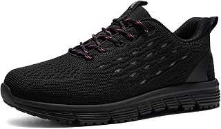 LARNMERN Women Non Slip Work Shoes Chef Kitchen Food Service Mesh Sneakers