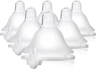 Evenflo Feeding Balance + Wide Neck BPA-Free Silicone Medium Flow Baby Bottle Nipple - 3 Months+, 6ct