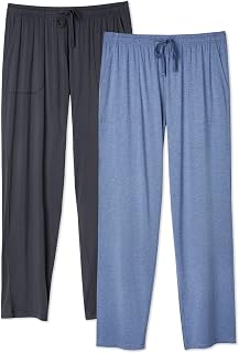 DAVID ARCHY Men's 100% Cotton Pyjamas Comfortable Short Pyjamas Short Pyjamas Two Piece Nightgown Short Sleeve and Trousers with Button Pockets