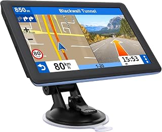 7" GPS Navigator for Car Truck RV, 2026 Maps, Touchscreen GPS for Car | 7" Car GPS with 2026 Maps Free Lifetime Updates, Speed Camera Alerts, Custom Truck Routing, Voice-Guided Turn Directions