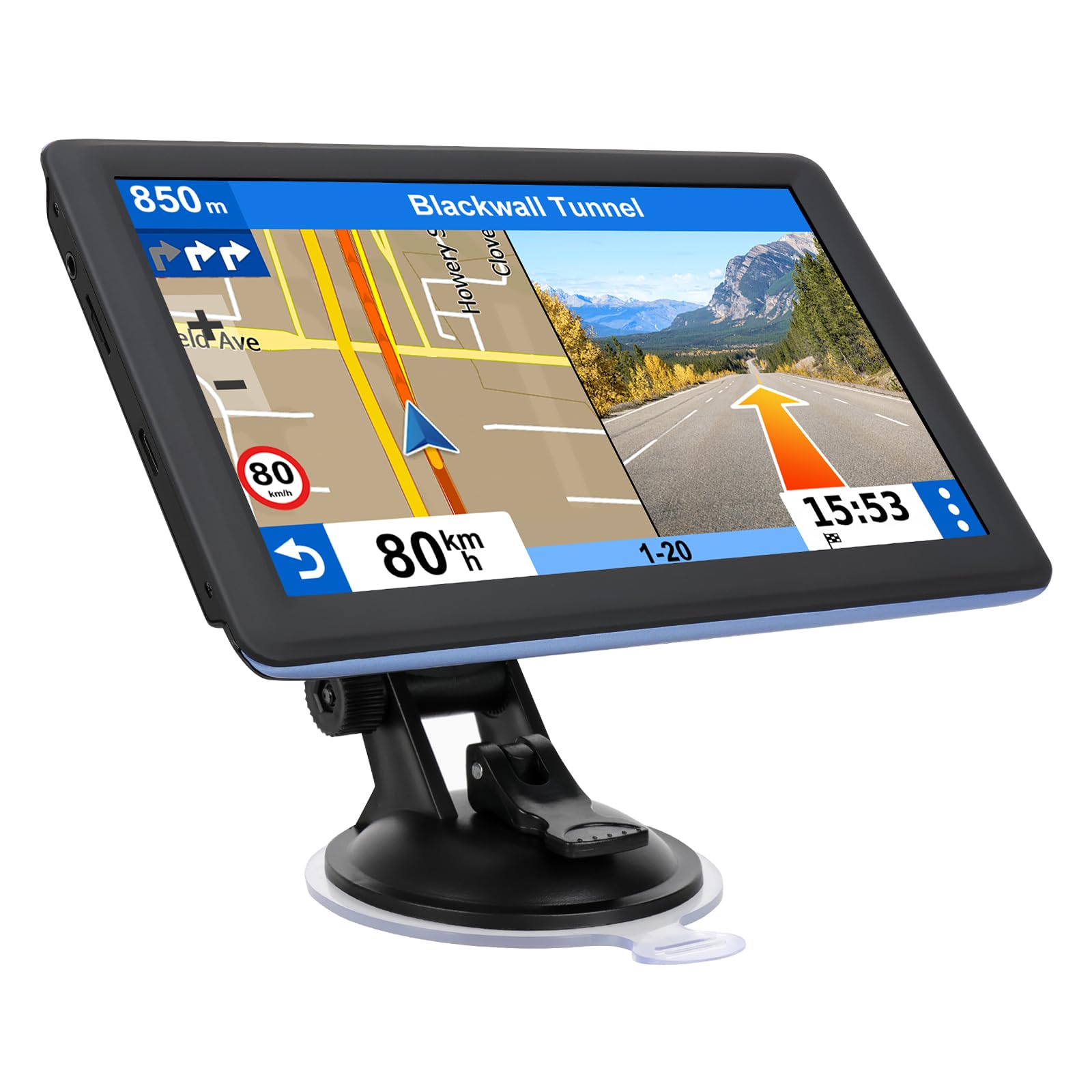 7" GPS Navigator for Car Truck RV, 2026 Maps, Touchscreen GPS for Car | 7" Car G