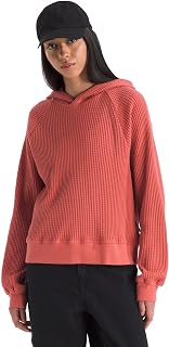 THE NORTH FACE womens Chabot Hoodie | 2 Piece Hood With Front Overlap, Rib Knit Cuffs & Hem, Raglan Sleeves & Logo Flag Label