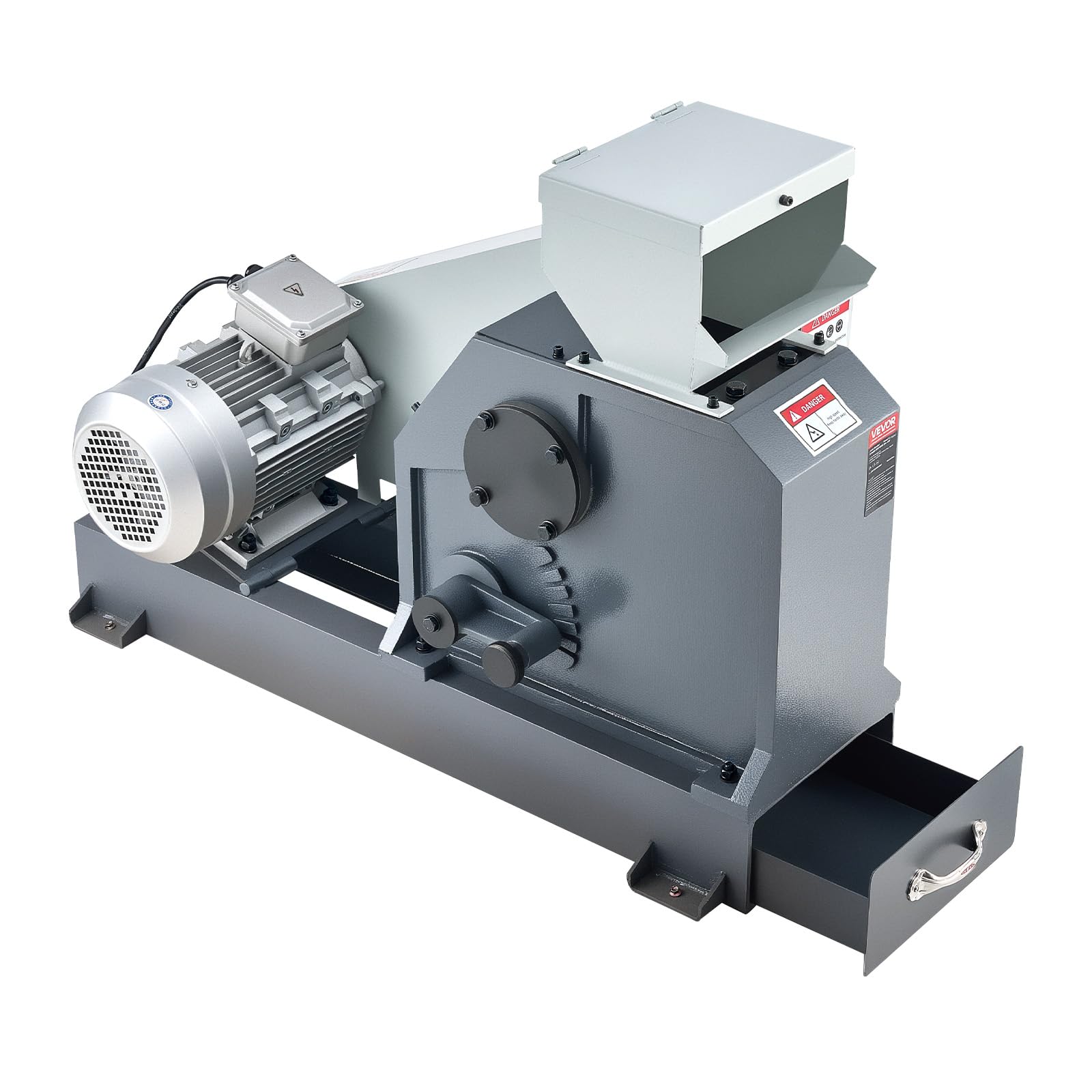 VEVOR Jaw Crusher Machine, 4KW High Power Rock Stone Crush Machine, 7.87 x 9.65 