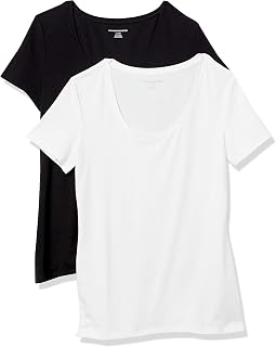 Amazon Essentials Women's Classic Fit Short Sleeve Round Neck T-Shirt (Available in Plus Size)