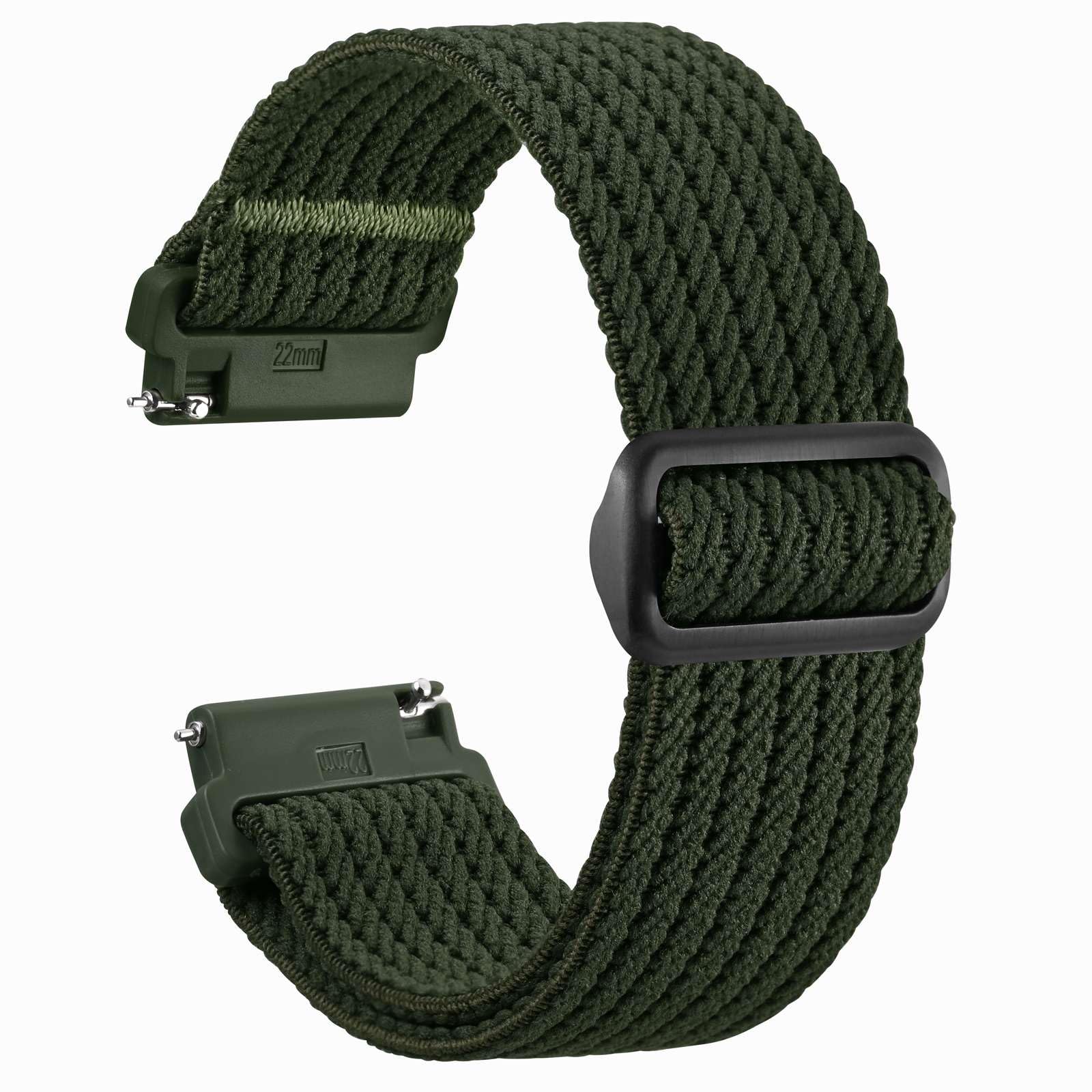 WOCCI Bracelets de Montre en Nylon Tissé Doux avec Boucle Coulissante, Adaptés a