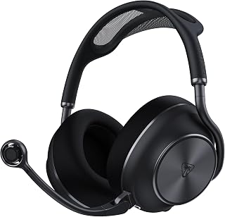Turtle Beach Stealth Pro II Premium Wireless Gaming Headset for Xbox Series X|S, PS5, PS4, PC - Hi-Res Audio, Dolby Atmos, Active Noise Cancellation, Simultaneous Bluetooth, 24-bit Audio - Black