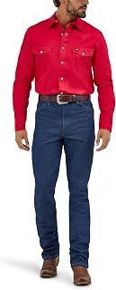 Wrangler Men's Authentic Cowboy Cut Western Work Shirt Big and Tall Sizes