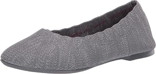 Skechers Women's Cleo-Scalloped Knit Skimmer Ballet Flat