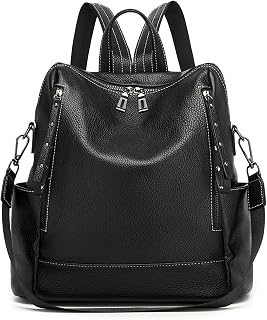 Miss Lulu Women's Backpack Fashion School Daypacks PU Anti-Theft