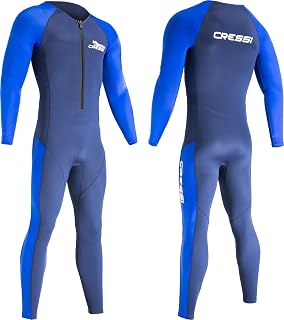 CRESSI Wahoo Monopiece Wetsuit - One-Piece Wetsuit Made of Soft Neoprene 1.5/2 mm and Elastane, Perfect for Various Water Activities