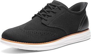 Bruno Marc Men's KnitFlex Craft Mesh Oxfords Sneakers
