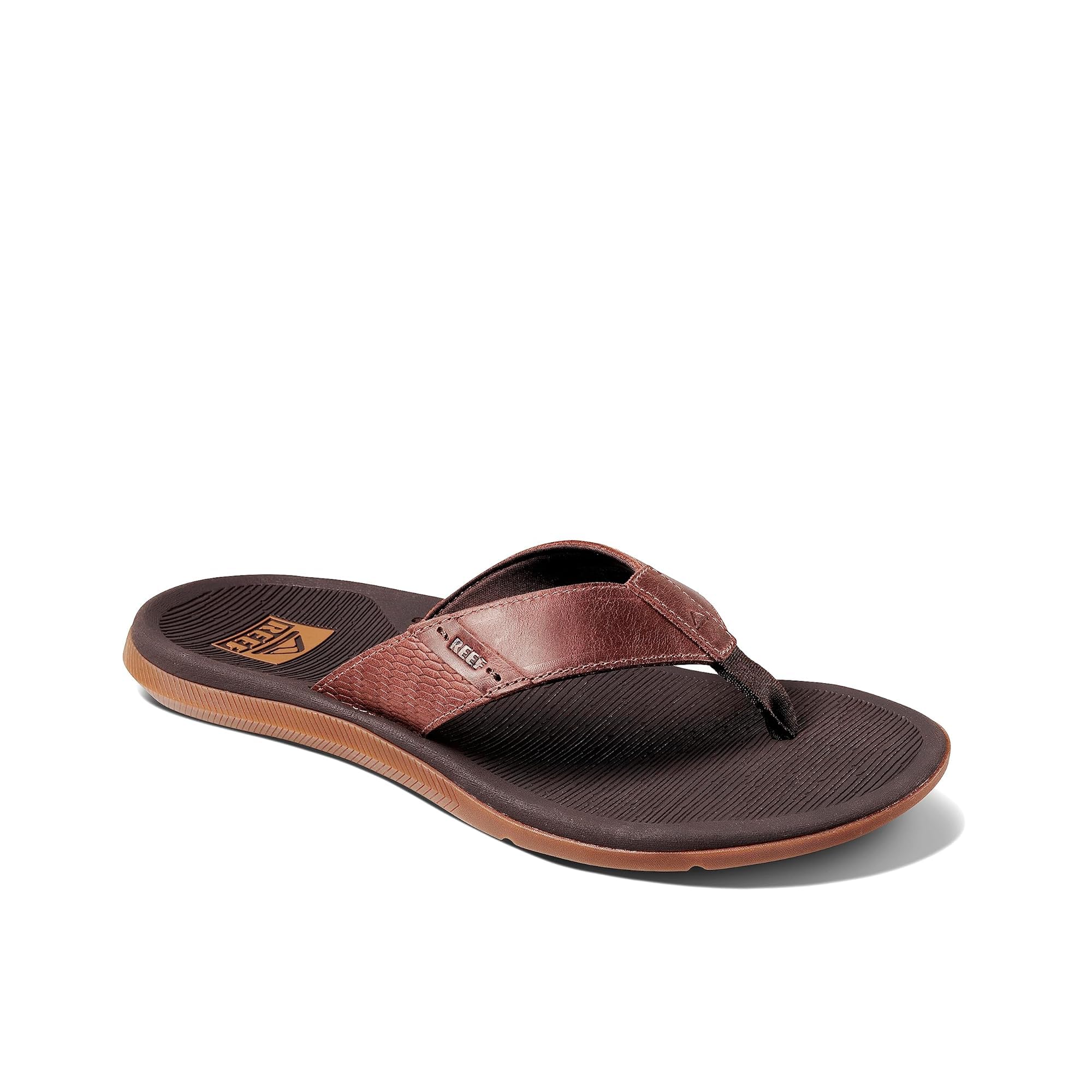 Reef Santa ANA Le, Men's Flip Flops, dark brown, 40 EU