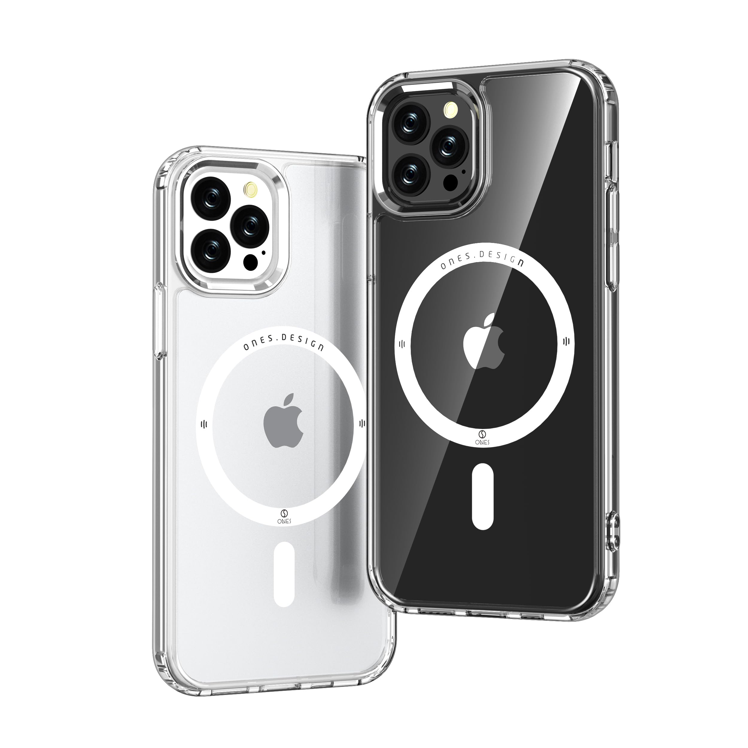 ONES Hard Hybrid Magnetic Case Compatible with iPhone 13 Pro Case MagSafe, Milit