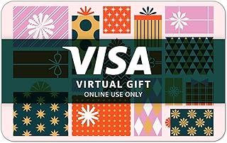 Visa Virtual eGift Card | $200 (plus $6.95 Purchase Fee) - For Online Use Only