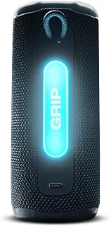 JBL Grip Compact Bluetooth Speaker, JBL Pro Sound, AI Sound Boost, IP68 Waterproof and Dustproof, Mood Lighting, Up to 14 Hours Playtime, Auracast Multi-Speaker Connection, JBL