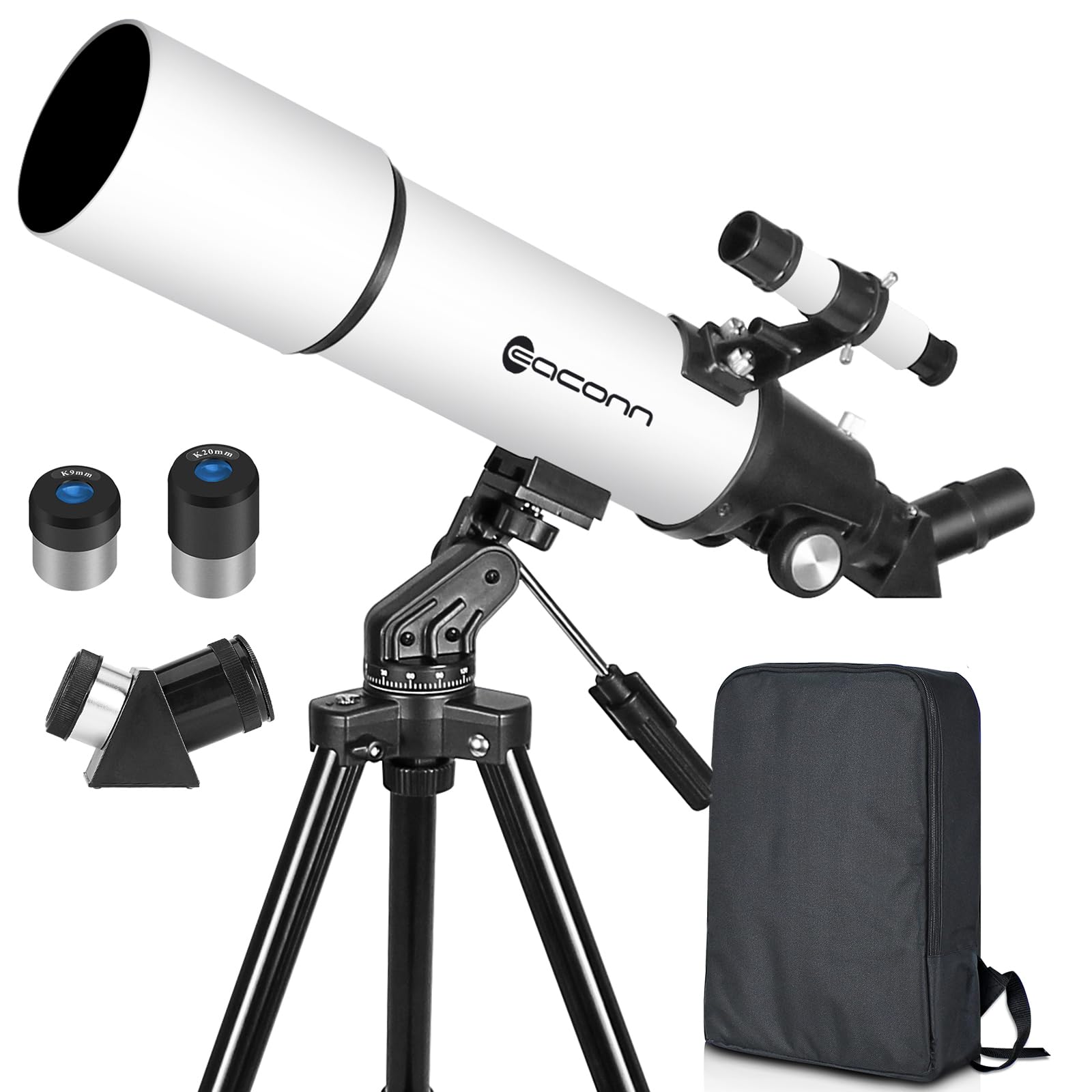 Telescopes for Adults Astronomy, 80mm Aperture 600mm Refractor Telescope for Kid