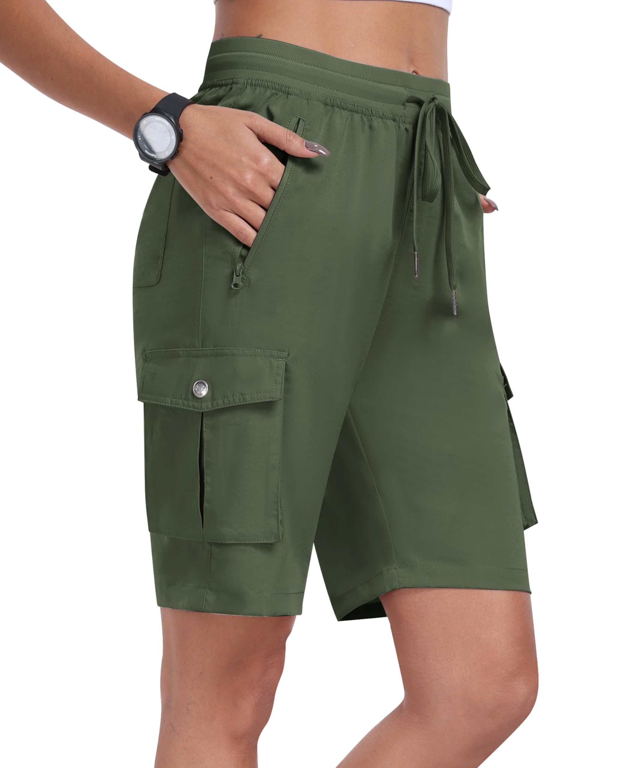 MoFiz Women's Cargo Pants Loose Fit Casual Hiking Lightweight Quick Dry Travel S