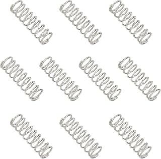 MECCANIXITY Compression Spring 8 mm OD 0.8 mm Wire 25 mm Free Length 304 Stainless Steel Small Extension Spring for DIY Projects Home Shop Repairs (Silver Tone, Pack of 10)
