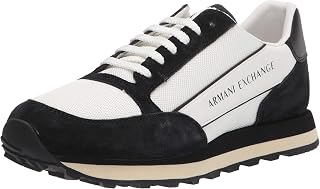 Armani Exchange Men Suede Bicolor Sneakers Sneakers