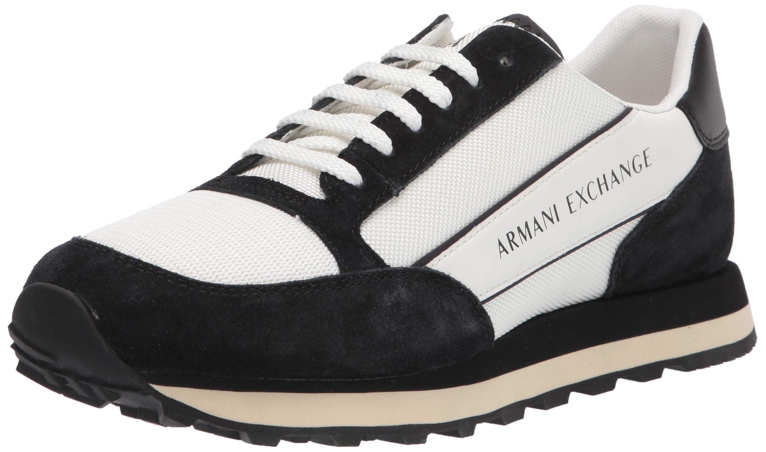 Armani Exchange Men Suede Bicolor Sneakers Sneakers