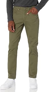 Amazon Essentials Men's Slim-Fit Stretch Cotton Twill Trousers