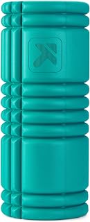 TriggerPoint Grid Patented Multi-Density Foam Massage Roller for Exercise, Deep Tissue and Muscle Recovery - Relieves Muscle Pain & Tightness, Improves Mobility & Circulation (13"), Teal
