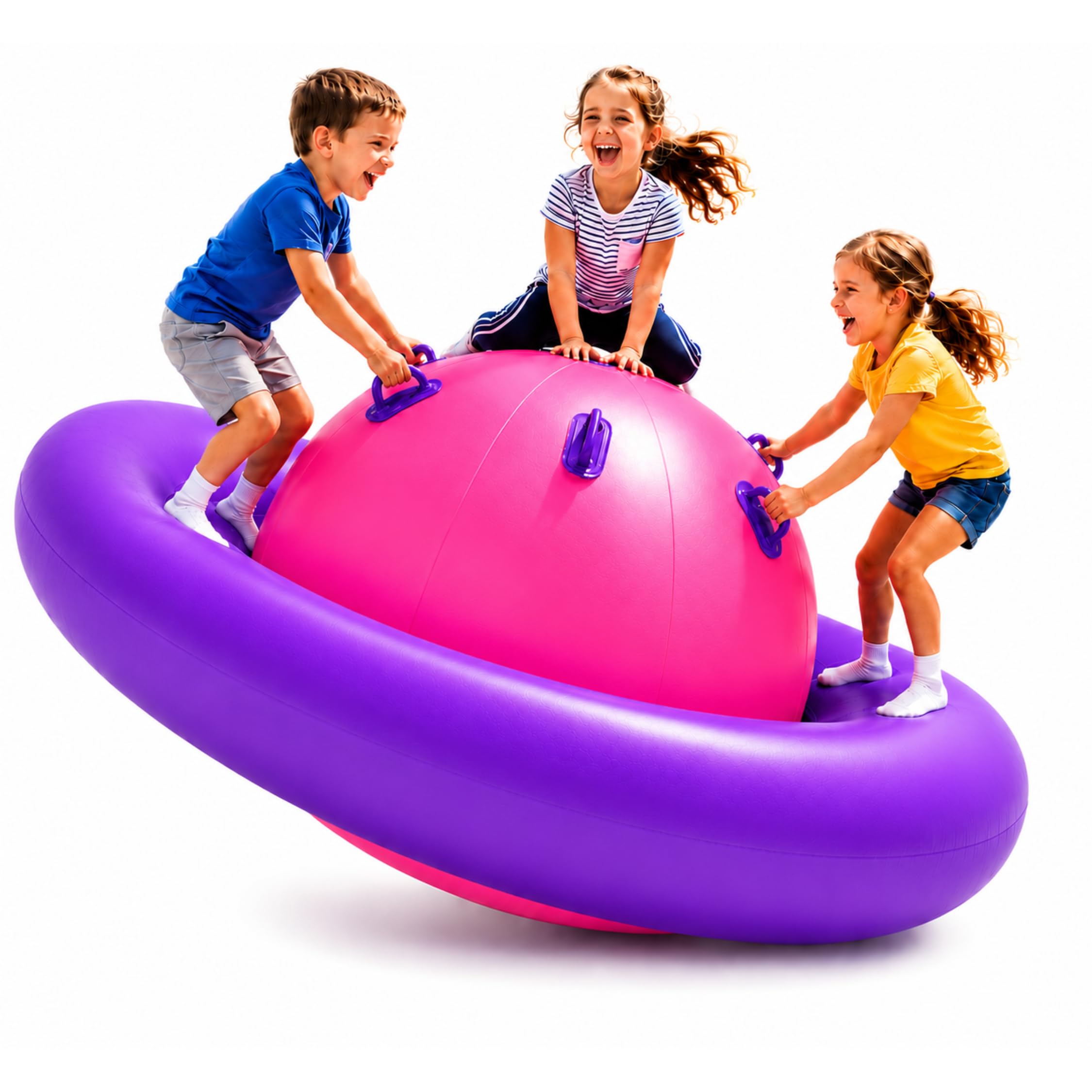 Playland Inflatable Dome Rocker for Kids Ages 5+ | Large 89” Balance Dome Rocker