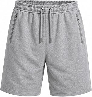 IQONEQ Men's Fleece Athletic Shorts, Jogging and Gym Wear