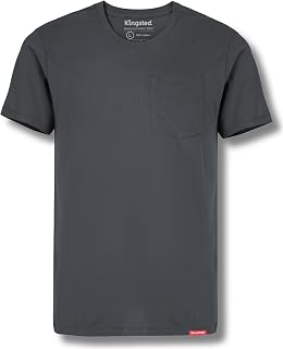 Kingsted Pocket T-Shirts for Men - Super Soft & Comfy 100% Cotton Shirts