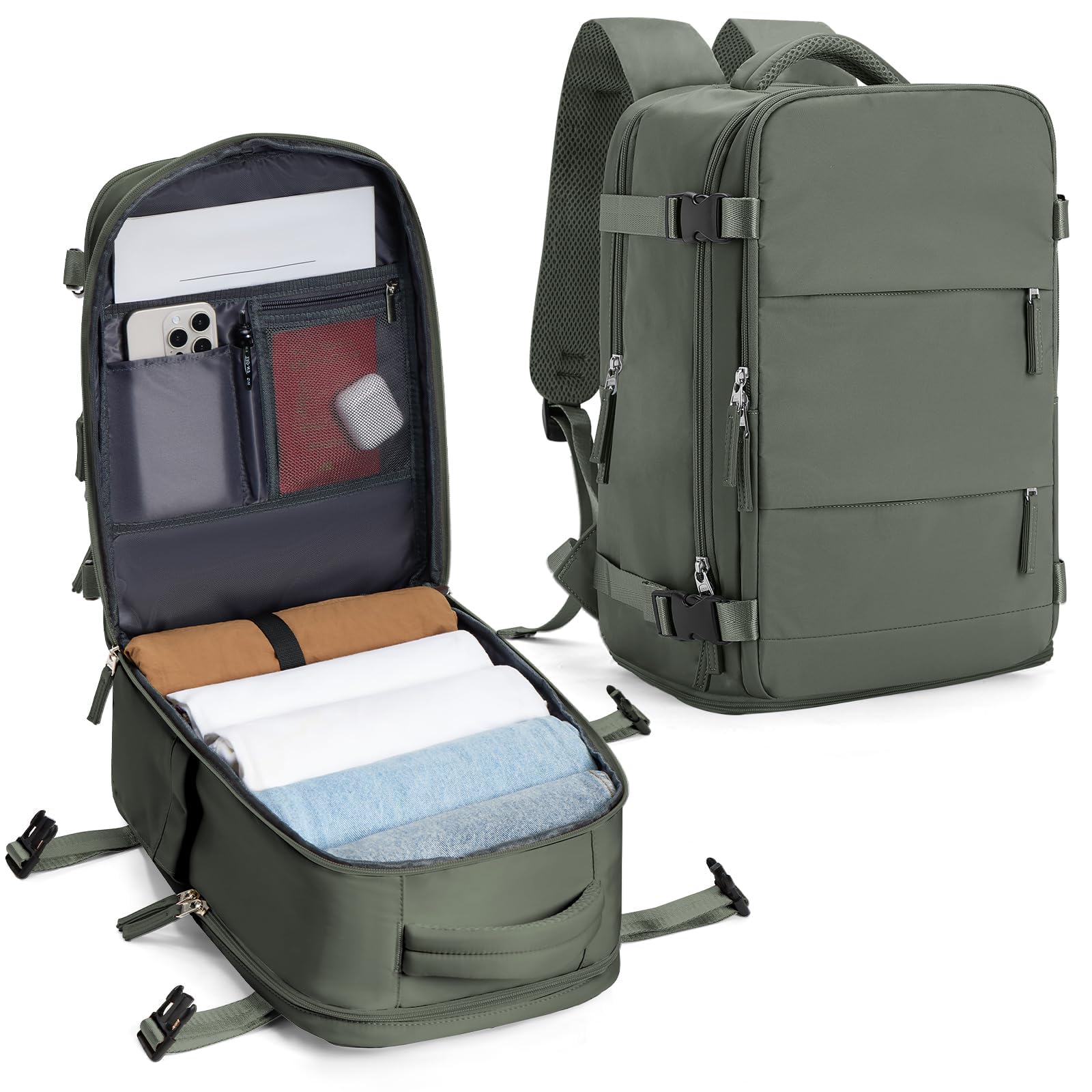 SZLX Backpack Travel Cabin Airplane 40x30x20 Women Ryanair Carry-on Luggage 40x3