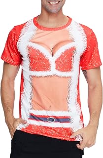 RAISEVERN Unisex Casual 3D Pattern Printed Short Sleeve T Shirt Top Tee