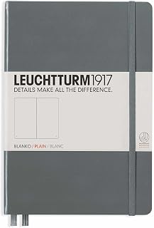Leuchtturm 362866 Notebook, A5, Blank, Soft Cover, Anthracite