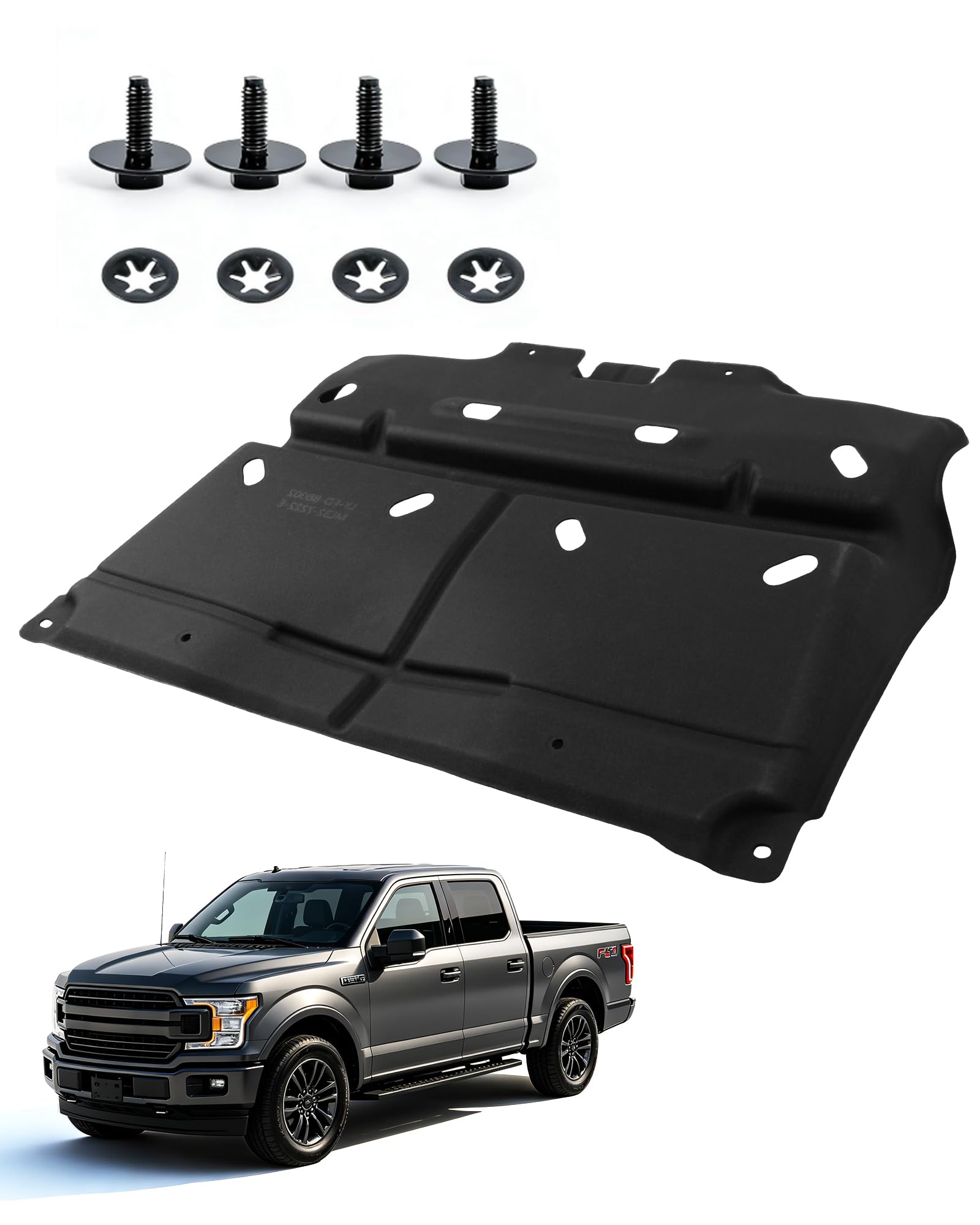 Upgraded Engine Splash Shield for 2015-2024 F150 with Gasoline Engine | Heavy Du