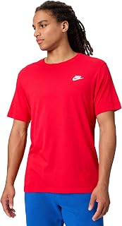 NIKE Men's M NSW Club Embrd Ftra T-Shirt
