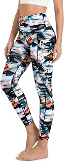 ODODOS Women's High Waisted Yoga Leggings with Pockets, Tummy Control Non See Through Workout Athletic Running Yoga Pants
