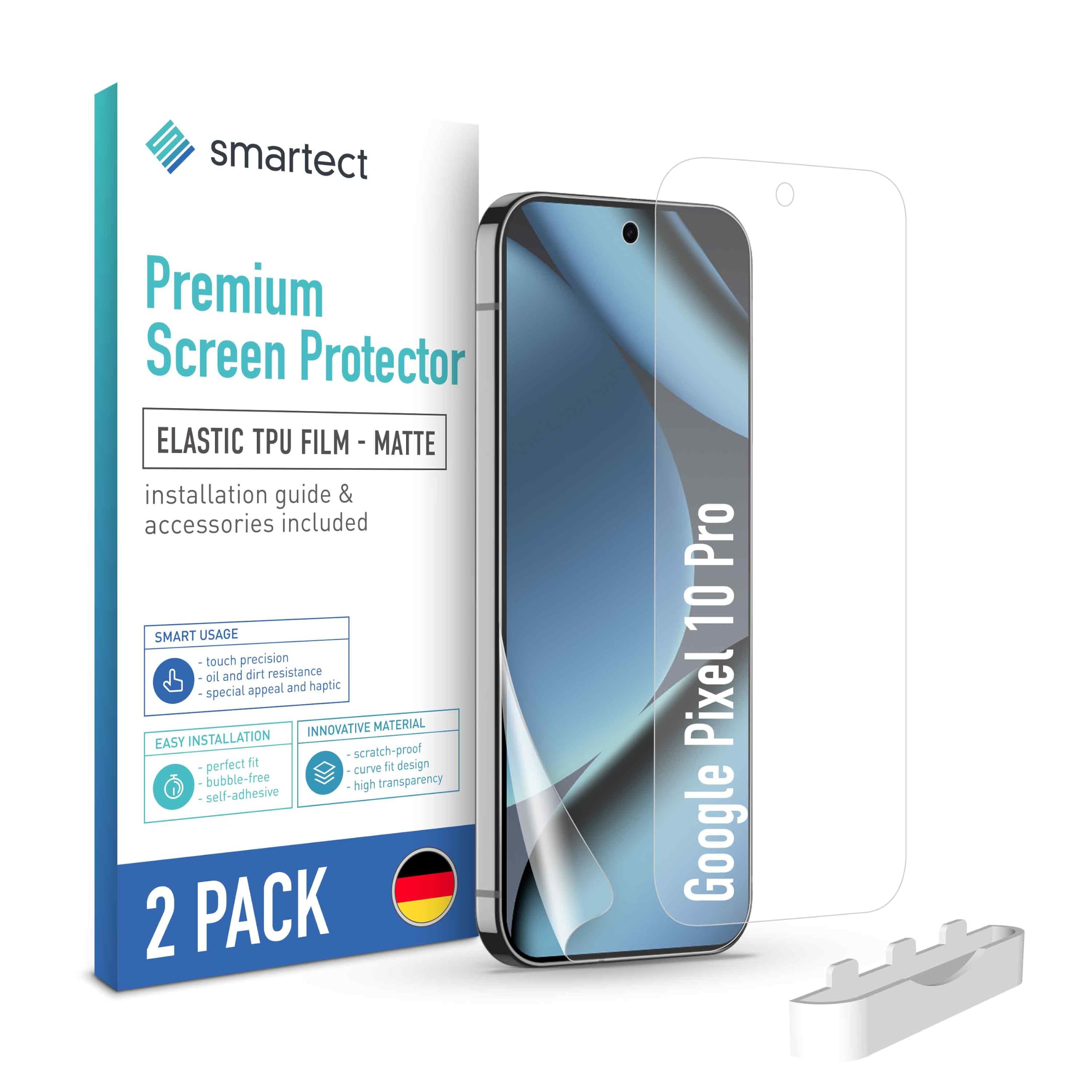 smartect TPU Screen Protector 2 Pieces Matte for Google Pixel 10 Pro