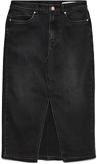 VERO MODA Denim Skirt VMVERI High Waist Midi Skirt