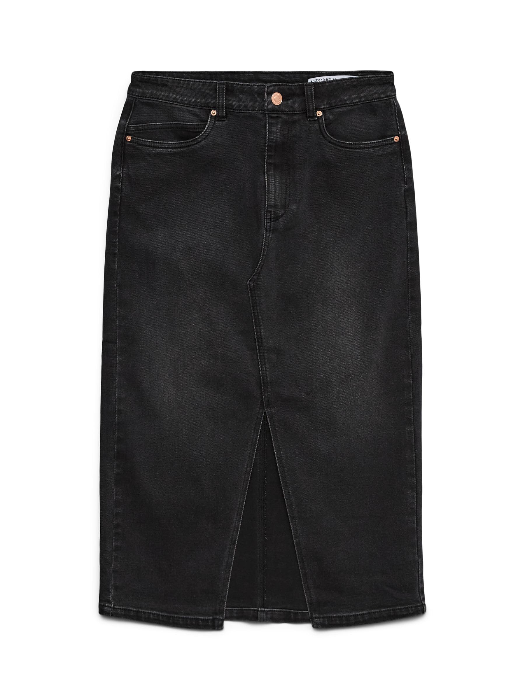 VERO MODA Denim Skirt VMVERI High Waist Midi Skirt