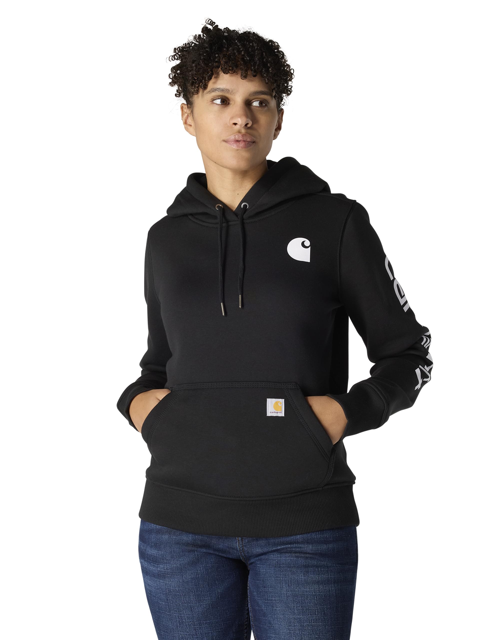Carhartt Women's W Rlxdfit Mw Slve Grphc Swtshrt Hoodie
