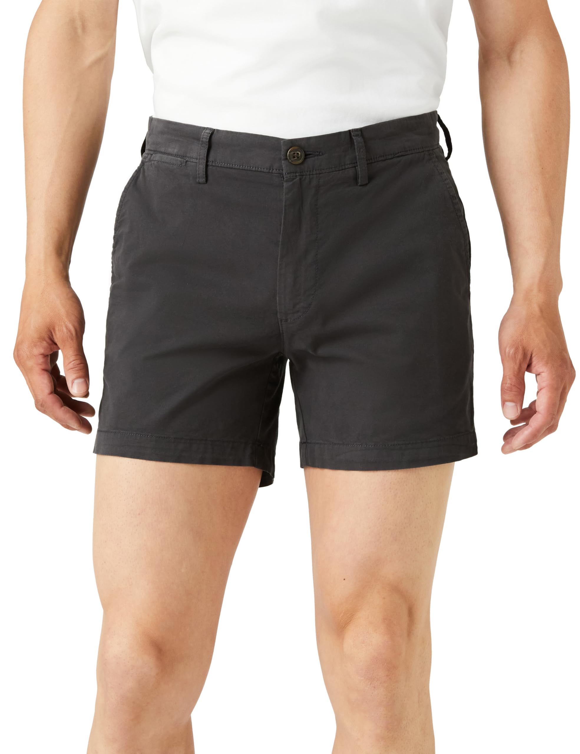 Amazon Essentials Men's No Tuck Slim Fit Comfort Stretch Chino Shorts