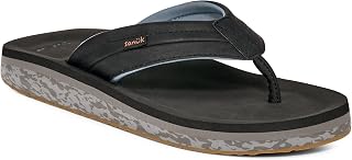 Sanuk Tide Rush Mens Flip Flops - Supportive Beach Sandals