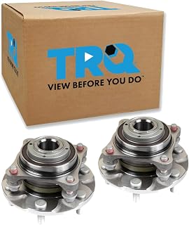 TRQ Front Wheel Bearing & Hub Assembly Driver & Passenger Side 2 Piece Set | For 2003-2004 Toyota 4Runner 2007-2014 FJ Cruiser 2005-2015 Tacoma Pre Runner 2016-2013 Tacoma RWD Models Only