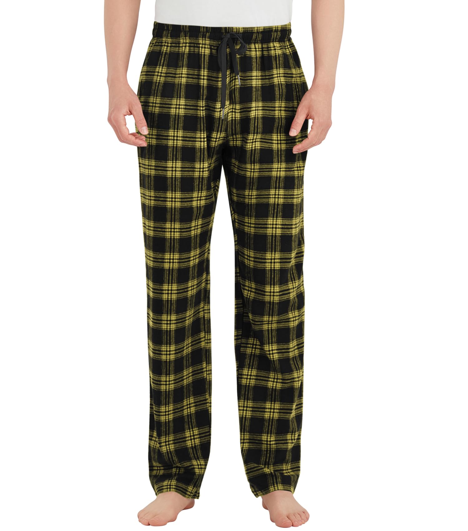 Tall Mens Pajamas Pants 32/34/36/38 Inseam Plaid Lounge Sleepwear Bottoms