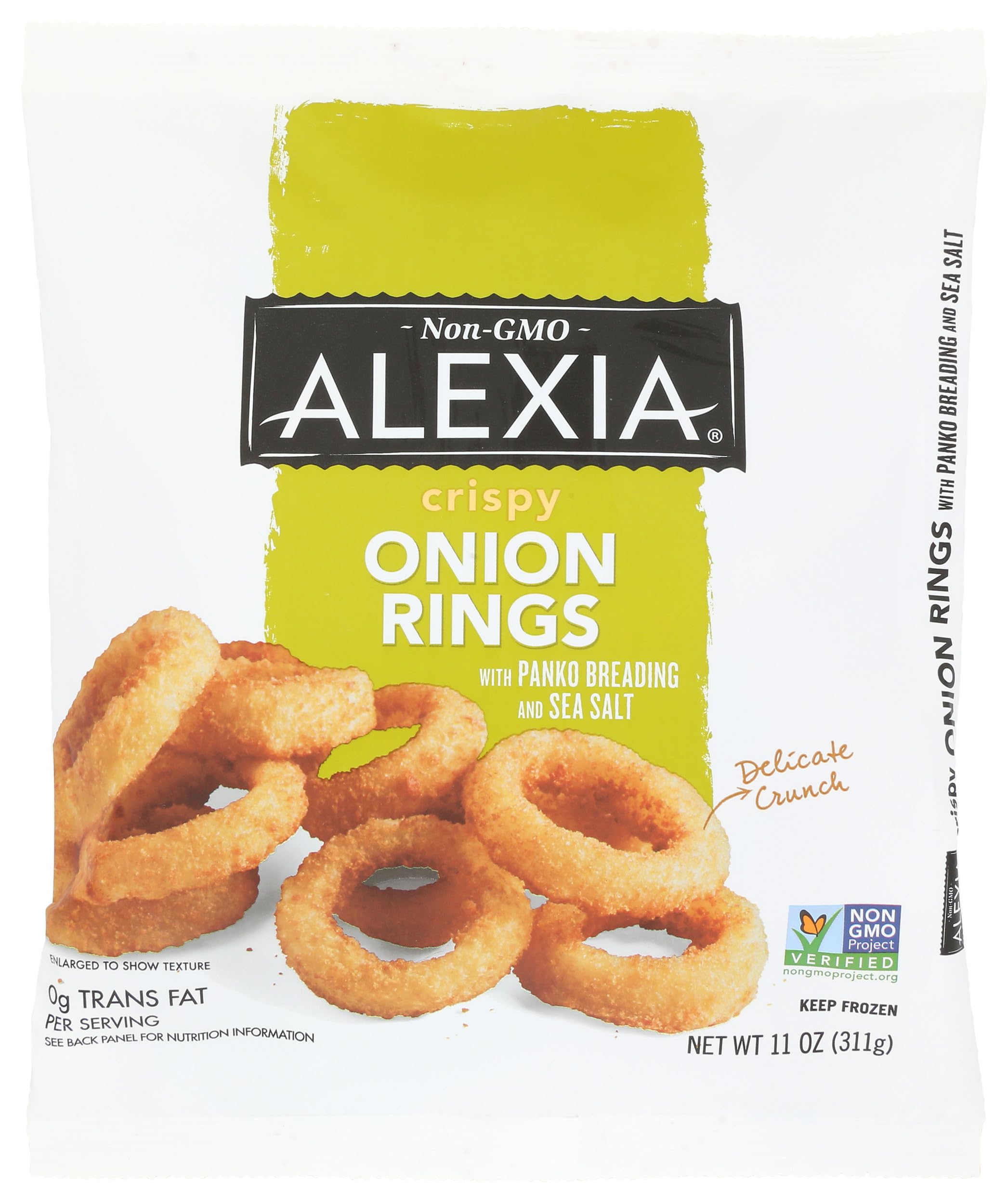 Alexia, Foods Onion Rings with Sea Salt, 11 Ounce