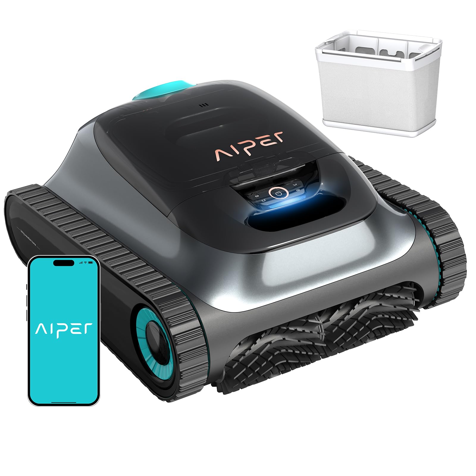 (2026 Upgrade) (Renewed) Aiper Scuba S1 Robotic Pool Cleaner,270 Min Runtime, Fl